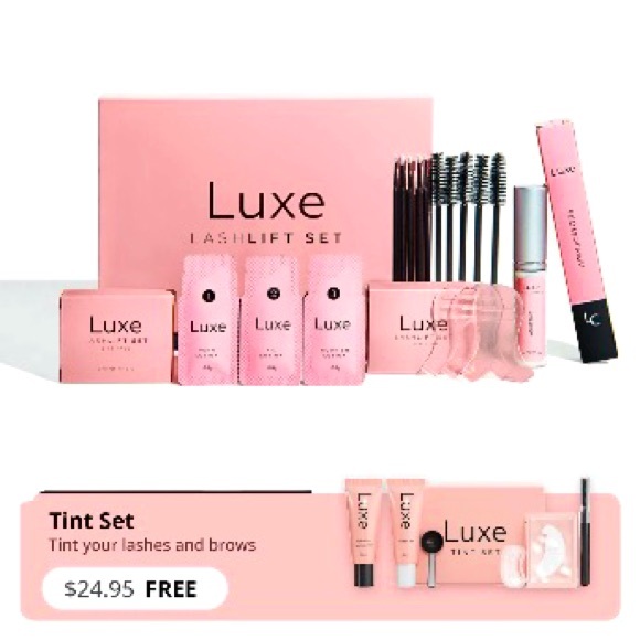 Luxe Lash Lift Set Kit AND Luxe Lash Tint Set Kit, New & Sealed - Picture 6 of 7